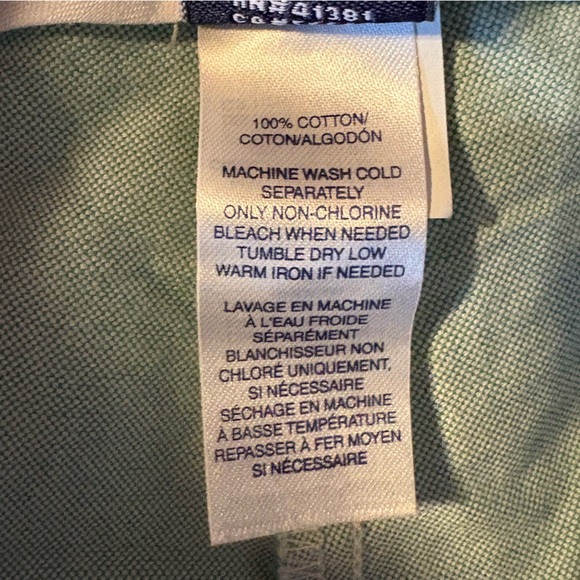 Chaps Mint Green Chino Shorts Men’s Size 40 Cotton Golf Leisure Casual Preppy - Picture 5 of 5